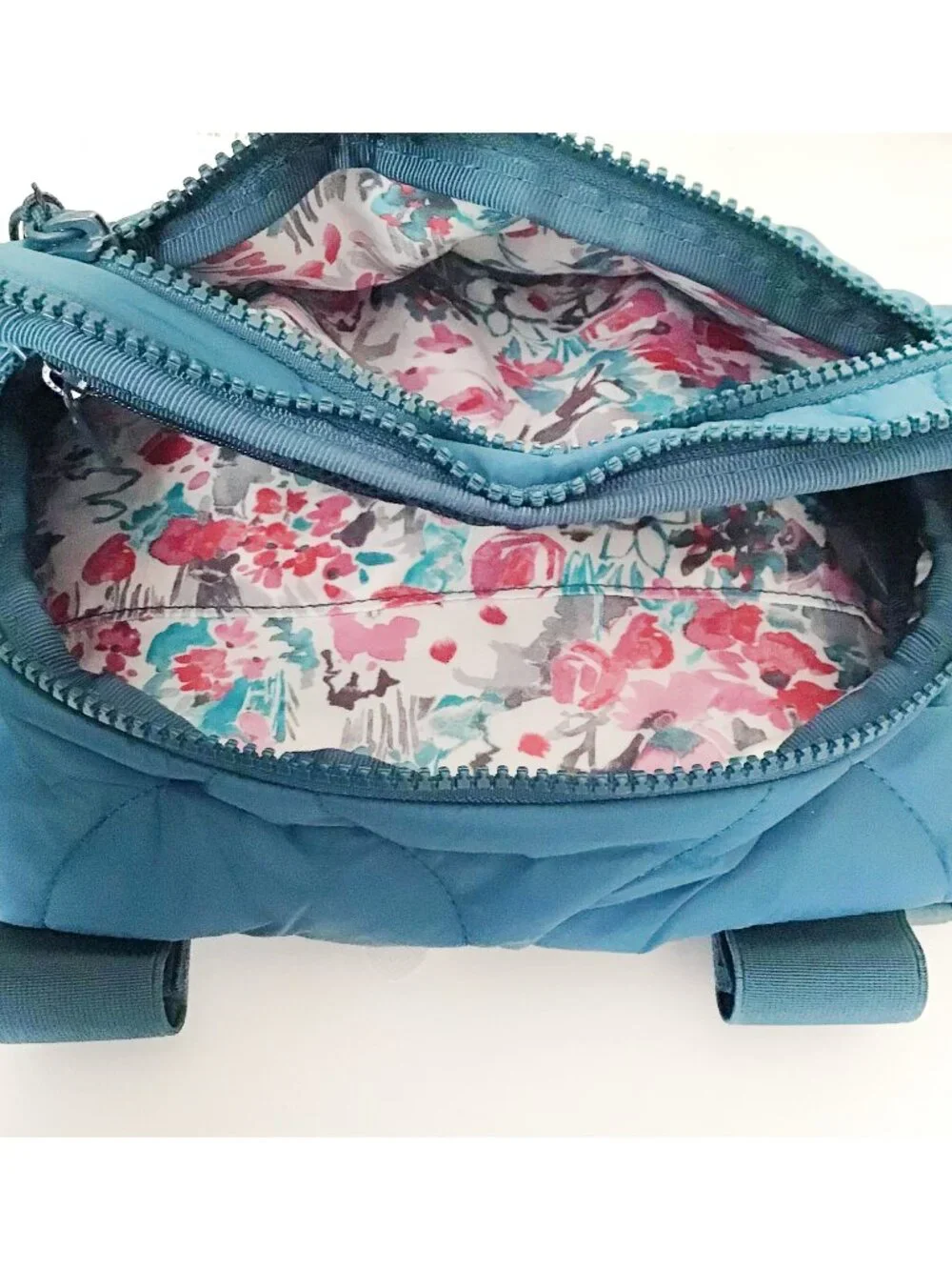 Vera Bradley Featherweight Belt Bag Quilted Fanny Pack Blue